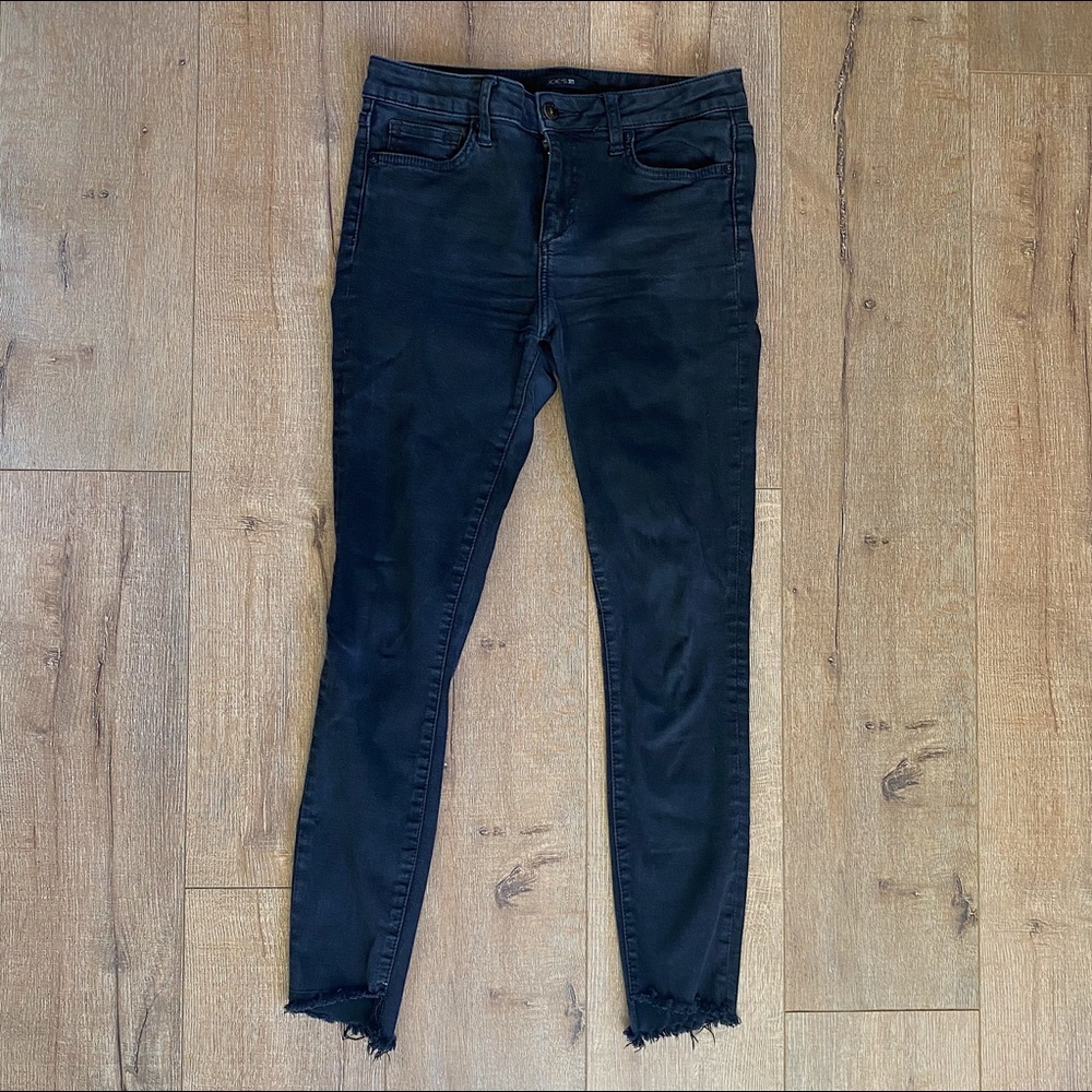 JOE’S JEANS Black Skinny Jeans with Cut Off Ankles